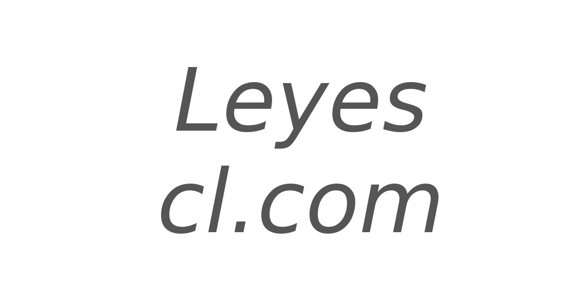 leyes-cl.com